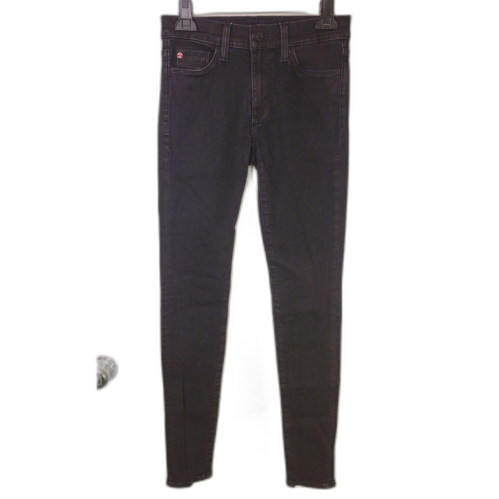 Hudson Natalie Pandora Black Skinny Jeans